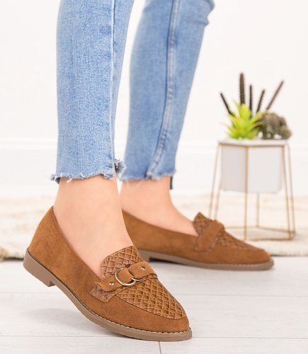 Mokasyny damskie Sixth Sens 918-17 Brązowe