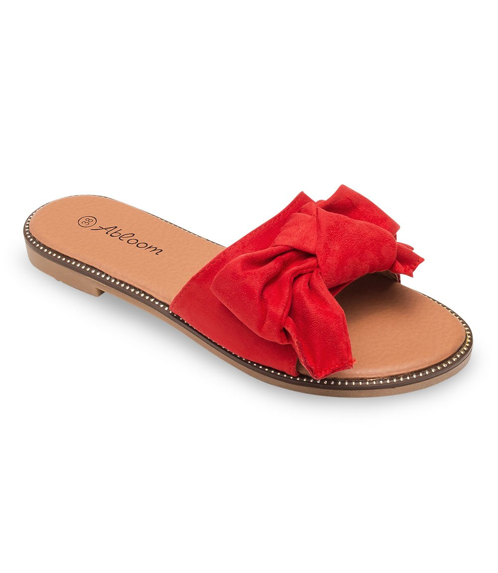 Klapki damskie Abloom SY702 Czerwone
