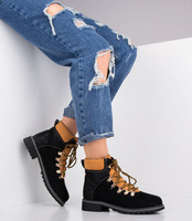 Trapery damskie N/M BK-29 Czarne