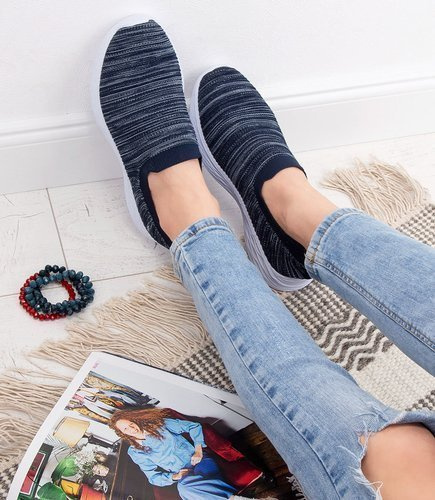 Buty sportowe damskie Nest A-3-2201 Granatowe