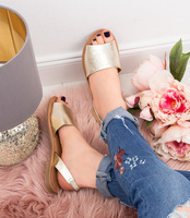 Sandałki damskie Abloom SY870 Złote