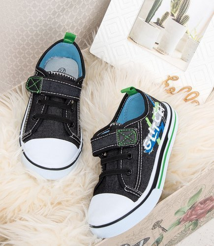 Trampki dziecięce Underline 27C1725 Czarne