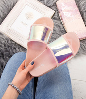 Klapki damskie Queen Vivi 218-255 Pudrowy Róż