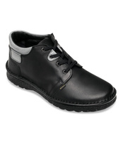 Trzewiki męskie Escott 1261 Czarno-Szare