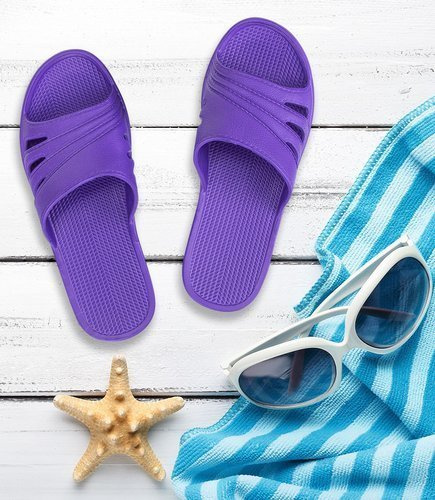 Klapki damskie Realpaks SLJ-13 Fioletowe