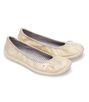 Balerinki dziecięce Befado 980Y103 Złote