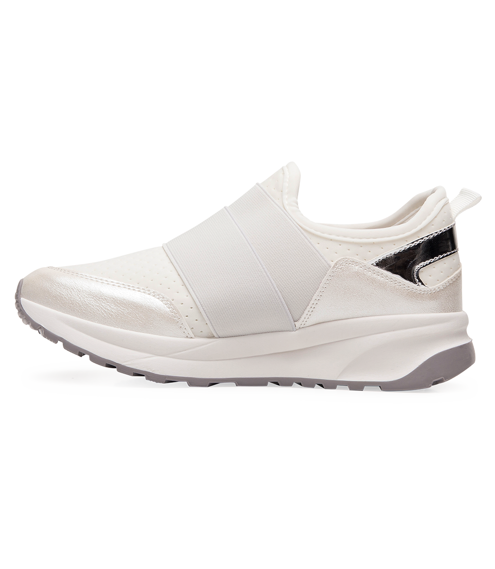 Buty sportowe damskie Ideal Shoes X-9700 Białe