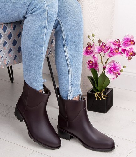 Kalosze damskie Realpaks BG-5/2 Śliwkowe