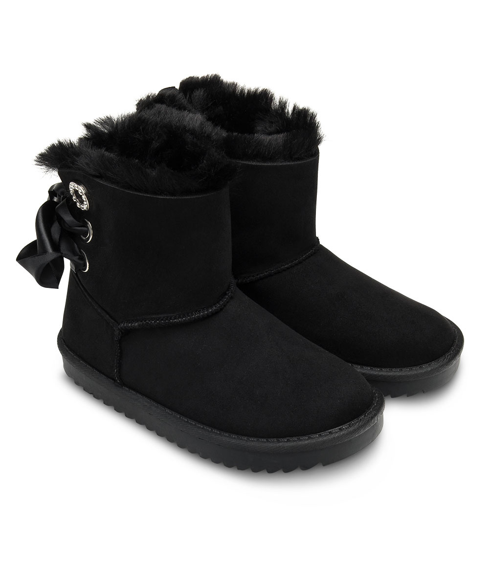 Śniegowce dziecięce W.S Shoes C-06 Czarne