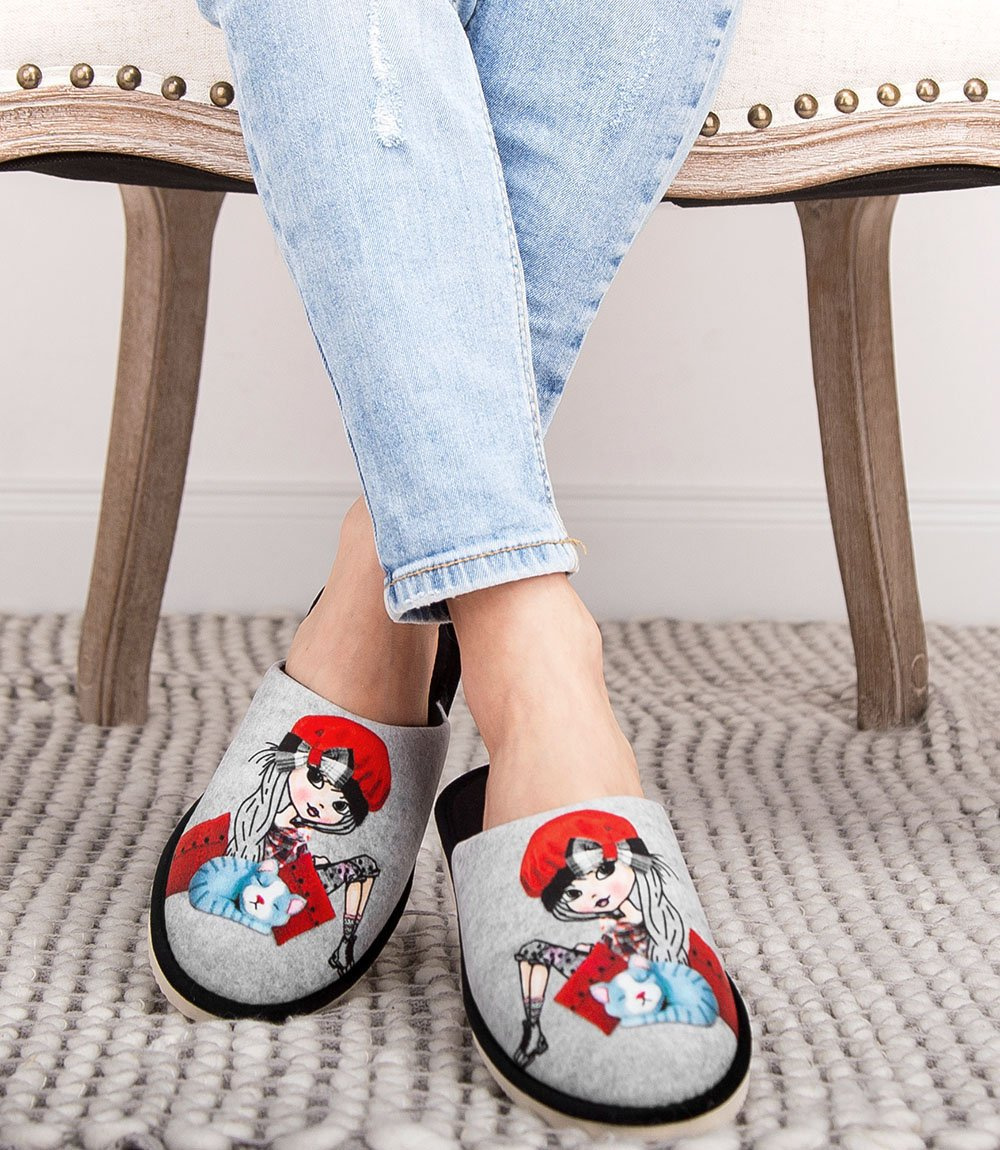 Kapcie damskie Natural Style NS-123 Paryżanka