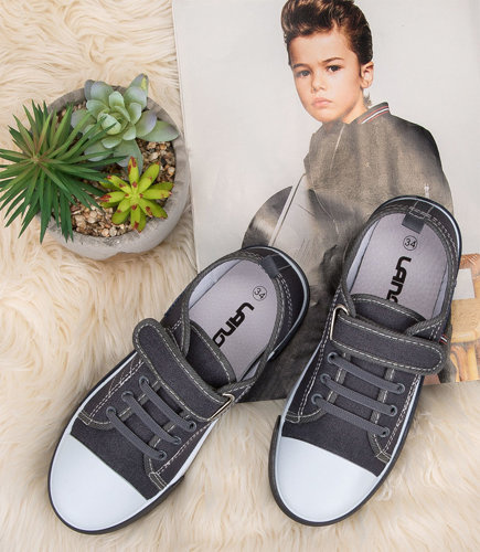 Trampki dziecięce Lano FB13 Szare