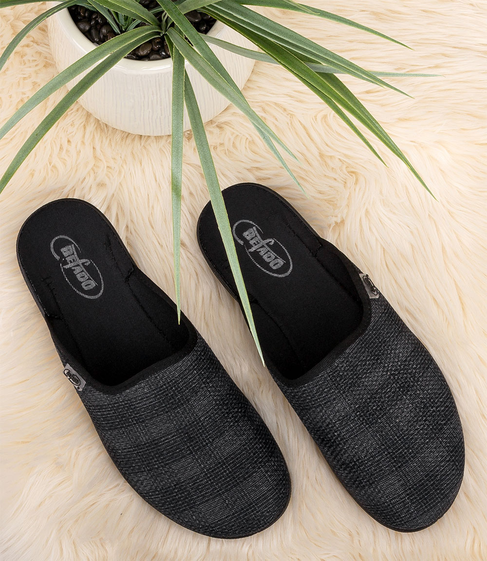 Kapcie męskie Befado 548M038 Czarne