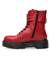 Glany damskie N/M KS-1257 Czerwone