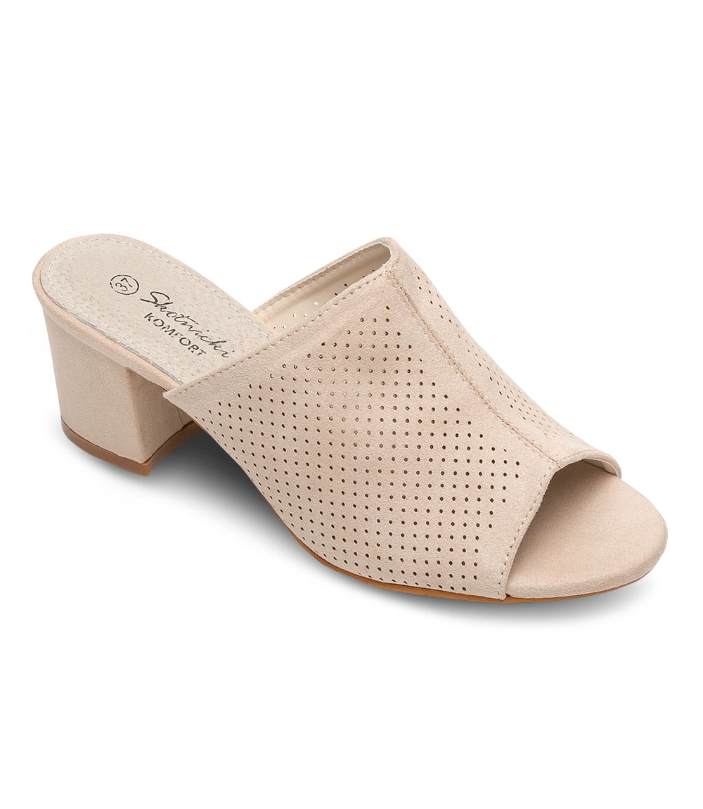 Klapki damskie Skotnicki KL-3-0650 Beżowe