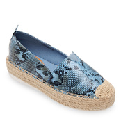 Espadryle damskie Bestelle L177 Niebieskie