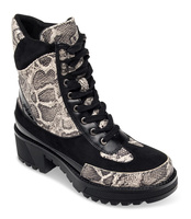 Botki damskie Bestelle HQ102 Skóra Węża