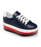 Buty sportowe damskie Ideal Shoes U-6273 Granatowe