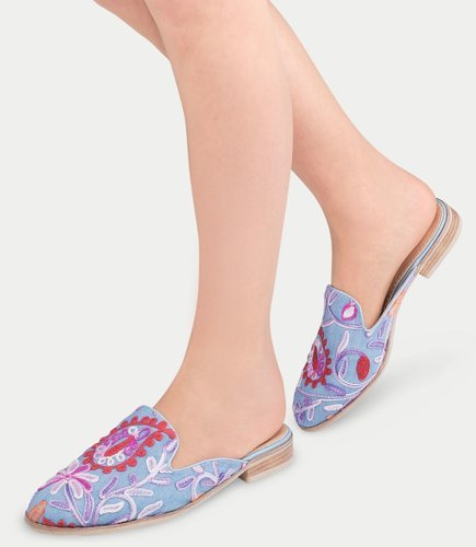 Klapki damskie Catisa WH863 Niebieskie