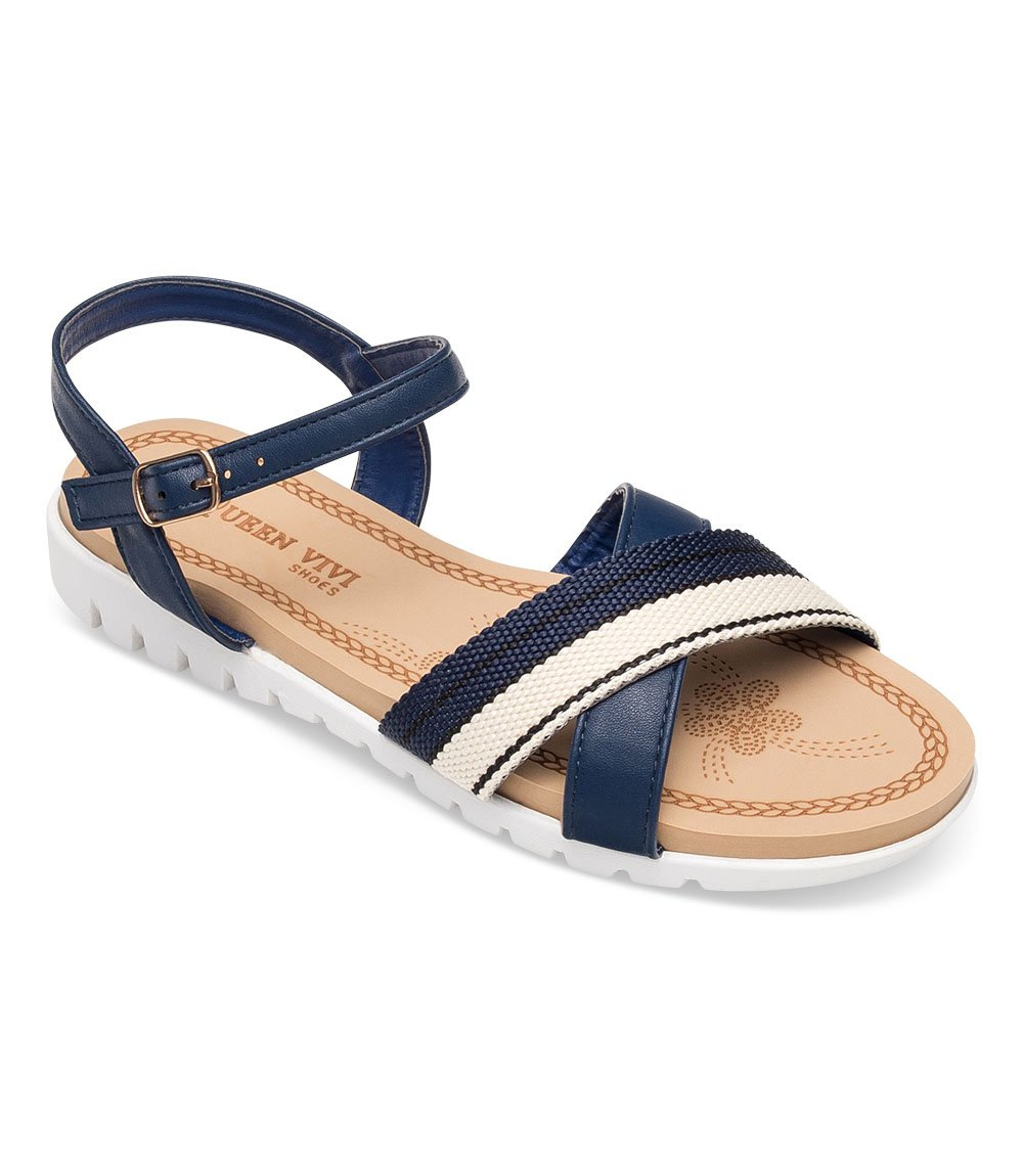 Sandałki damskie Queen Vivi 218-235 Granatowe