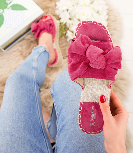 Klapki damskie Sixth Sens 888-220 Różowe