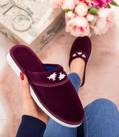 Kapcie damskie Natural Style NS-059 Purpurowe
