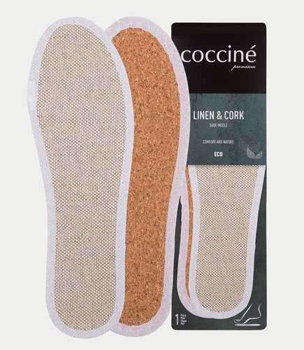 LINEN & CORK Wkładki lniane na korku
