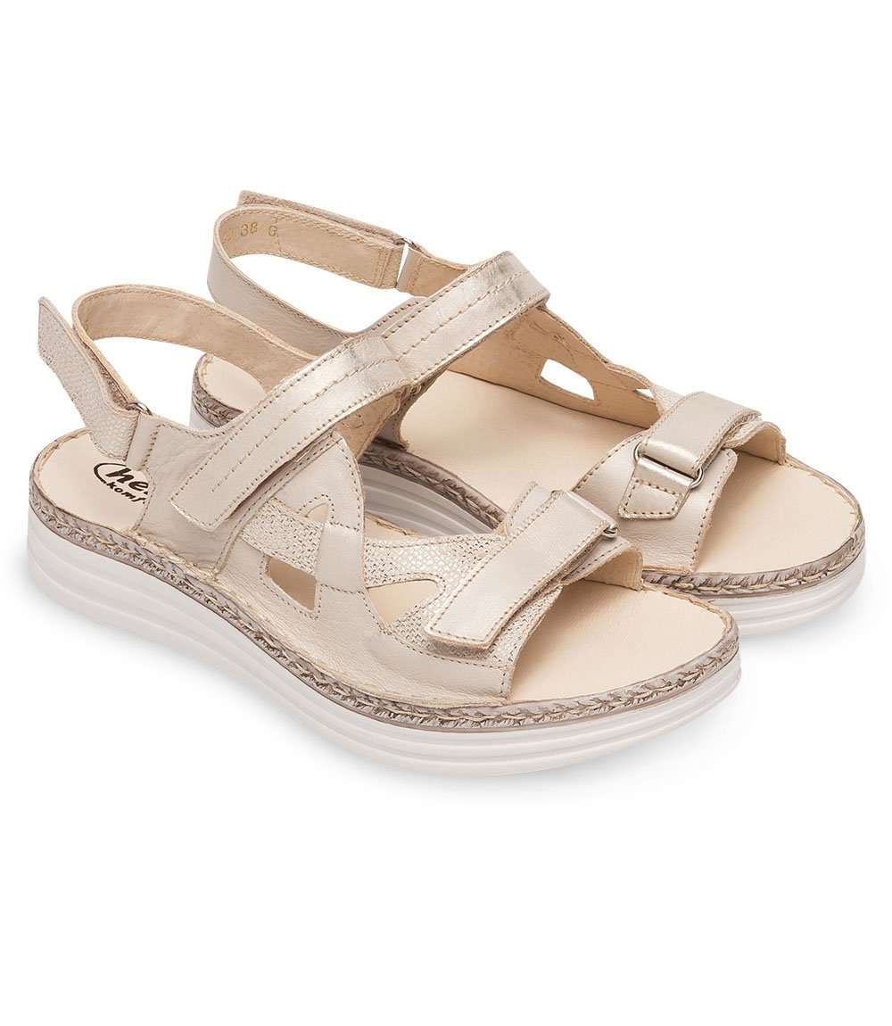 Sandały damskie Helios 239 Złote