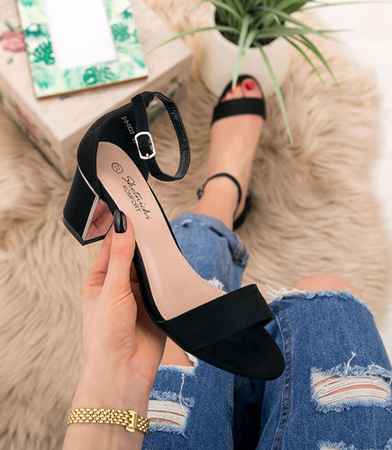 Sandałki damskie Skotnicki S-3-0633 Czarne