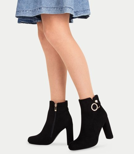 Botki damskie Bello Star B8818 Czarne