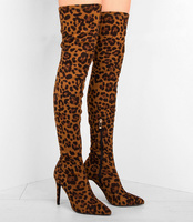 Kozaki damskie Bello Star B8990 Panterka