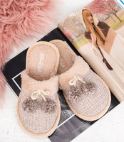 Kapcie damskie Natural Style NS-249 Beżowe