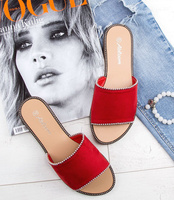 Klapki damskie Abloom SY693 Czerwone