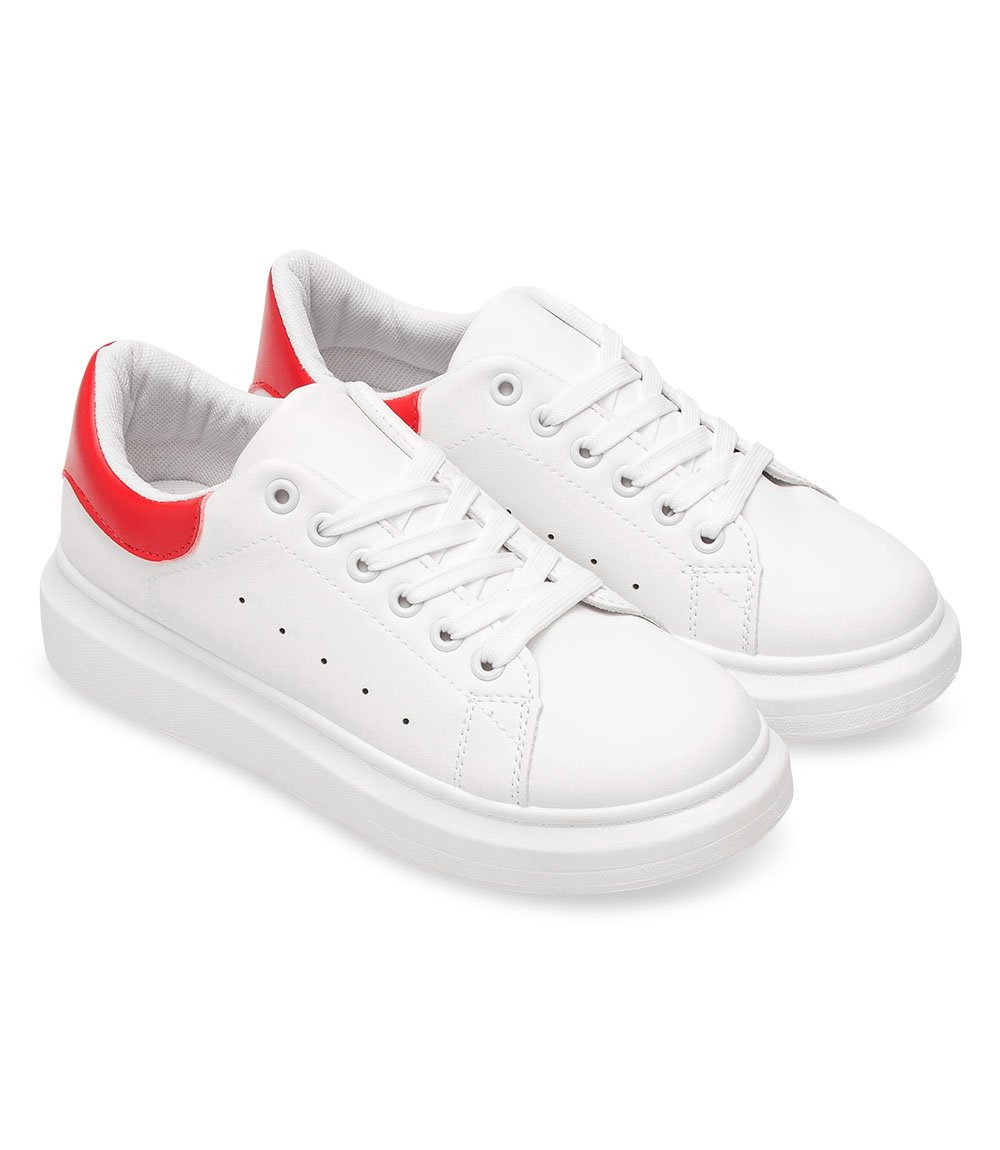 Buty sportowe damskie N/M A5 Biało-Czerwone