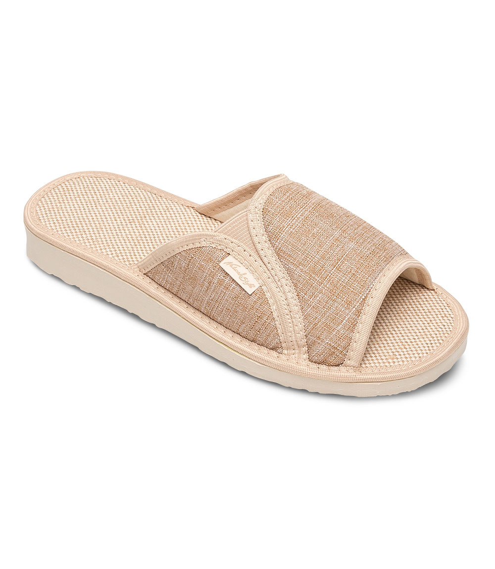 Kapcie damskie Natural Style NS-007 Beżowe