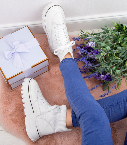 Trampki damskie Lady Glory LG400 Białe