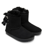 Śniegowce dziecięce W.S Shoes C-06 Czarne