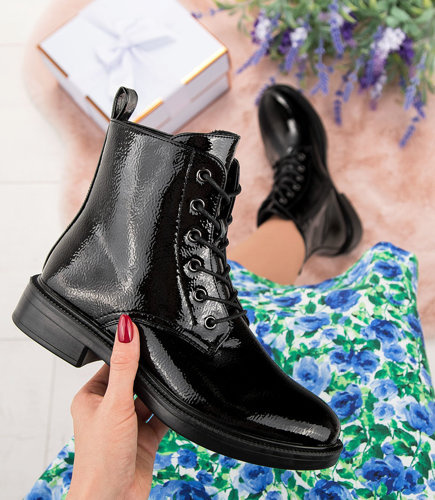 Botki damskie Skotnicki B-3/163 Czarne