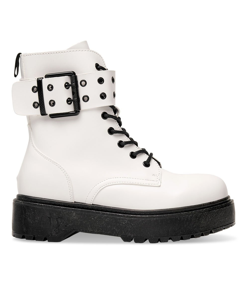 Glany damskie N/M KS-1257 Białe