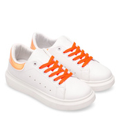 Buty sportowe damskie N/M A5 Biało-Pomarańczowe