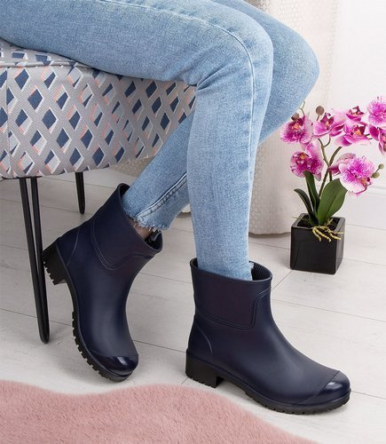 Kalosze damskie Realpaks BG-6/2 Granatowe