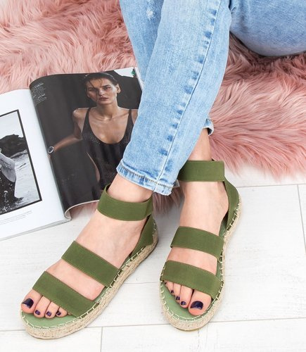 Sandałki damskie Coura 5905 Zielone