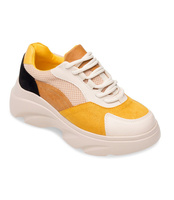 Buty sportowe damskie N/M F215 Żółte