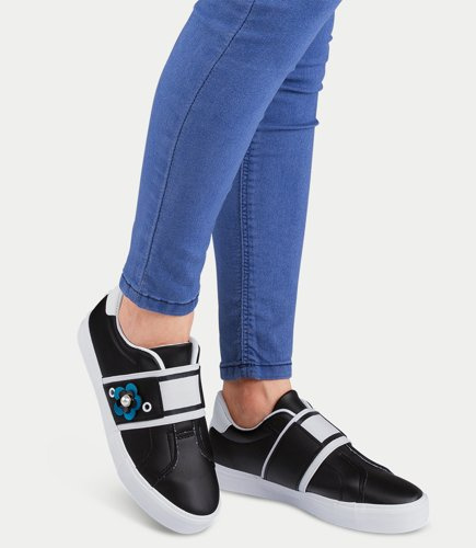 Buty sportowe damskie IdealShoes W3079 Czarne