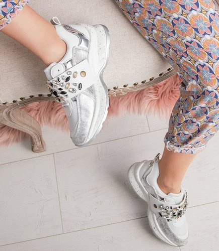 Buty sportowe Foreverfolie BL272 Białe