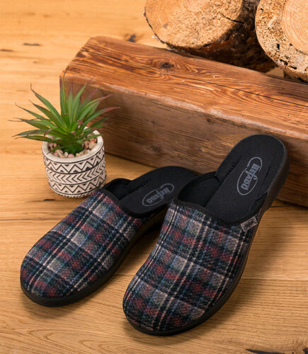 Kapcie męskie Befado 548M037 Wielobarwne