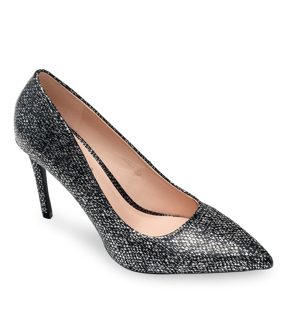 Czółenka damskie Bestelle 1639-1 Czarne