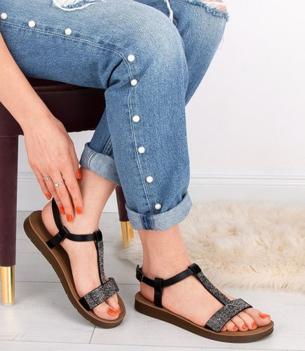 Sandałki damskie Super Mode 3619 Czarne