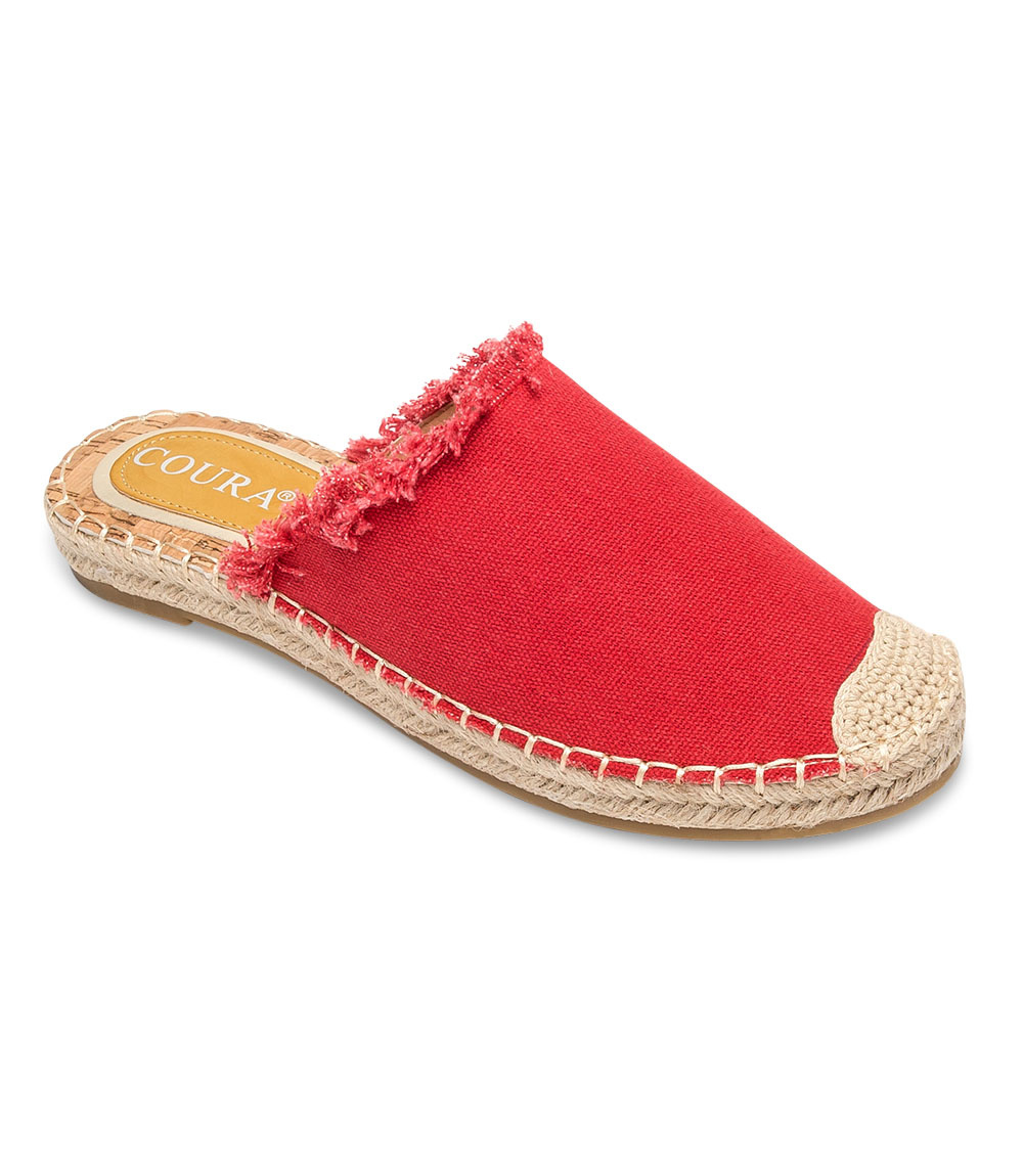 Klapki damskie Coura 4616 Czerwone