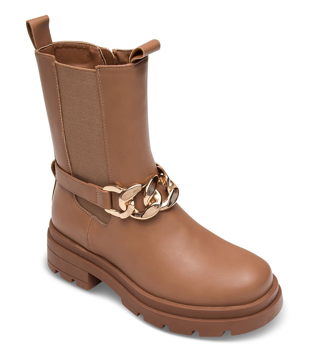 Botki damskie Sixth Sens JW137 Brązowe