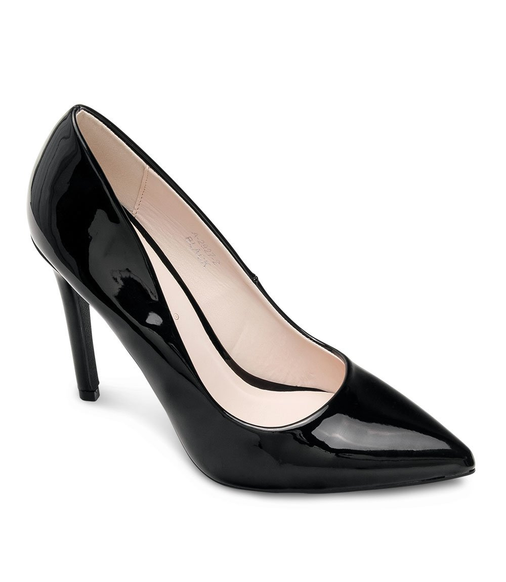 Czółenka damskie Ideal Shoes A-2927-2 Czarne